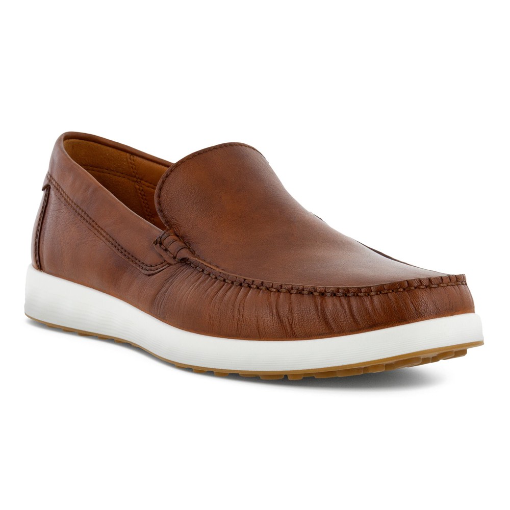 ECCO Mens Moccasins Brown - S Lite Moc - JWG-019256